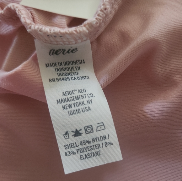 🆕️AERIE NWT Pink Large Bikini Top - Picture 8 of 12